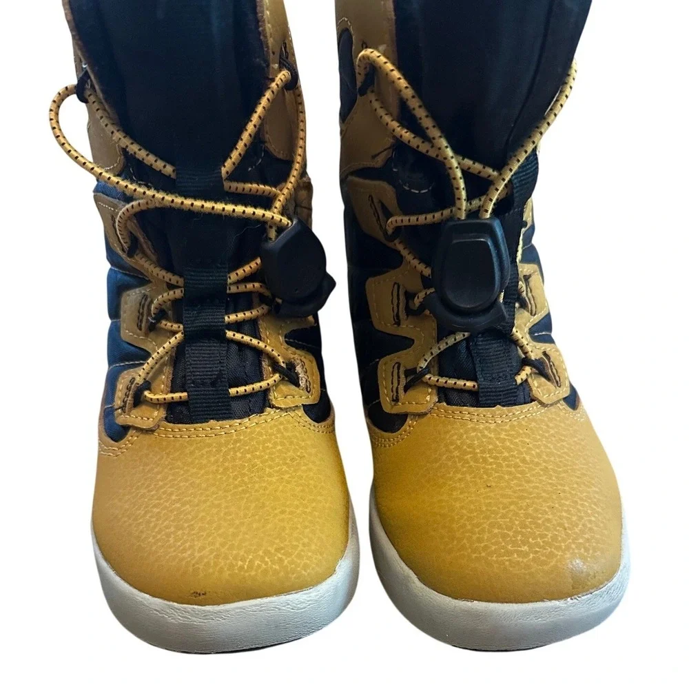 Merrell Snow Bank 4.0 Waterproof Boys Winter Boots Wheat Black MK267146 Kids 11M